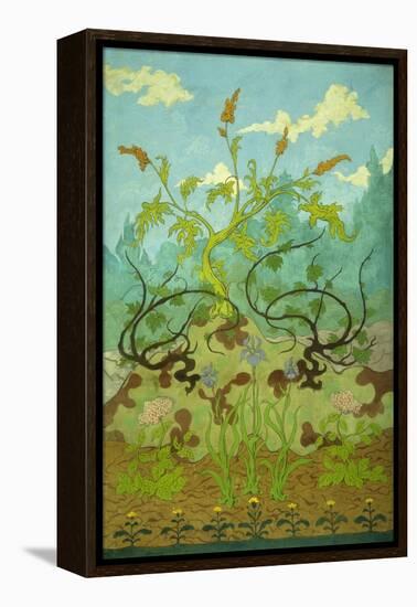 Sunflowers and Poppies-Paul Ranson-Framed Premier Image Canvas