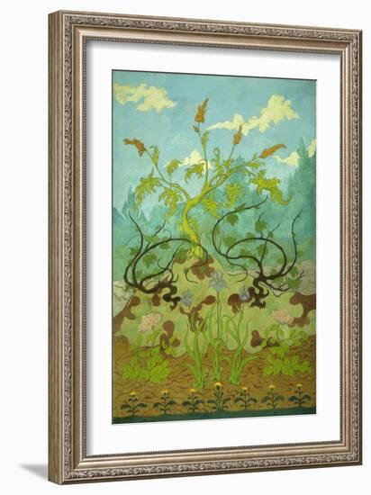 Sunflowers and Poppies-Paul Ranson-Framed Giclee Print