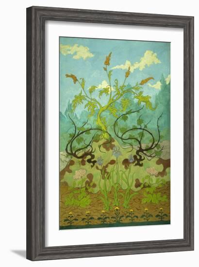 Sunflowers and Poppies-Paul Ranson-Framed Giclee Print