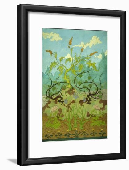 Sunflowers and Poppies-Paul Ranson-Framed Giclee Print