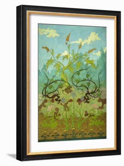 Sunflowers and Poppies-Paul Ranson-Framed Giclee Print