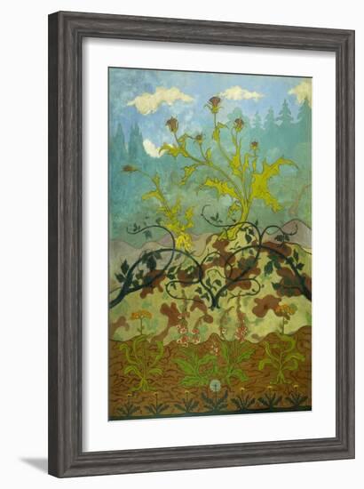 Sunflowers and Poppies-Paul Ranson-Framed Giclee Print