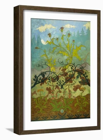 Sunflowers and Poppies-Paul Ranson-Framed Giclee Print