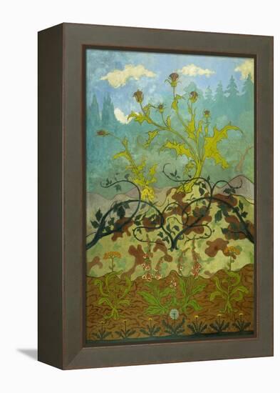 Sunflowers and Poppies-Paul Ranson-Framed Premier Image Canvas