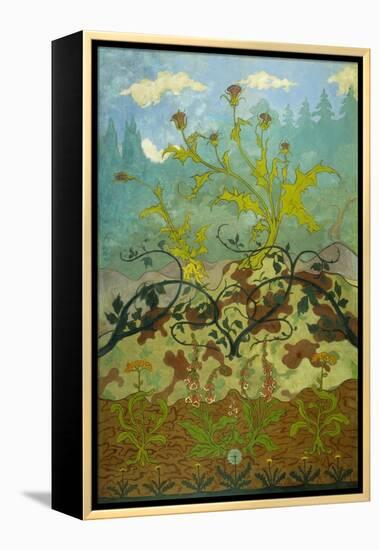 Sunflowers and Poppies-Paul Ranson-Framed Premier Image Canvas