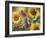 Sunflowers and Songbirds-William Vanderdasson-Framed Giclee Print