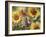 Sunflowers and Songbirds-William Vanderdasson-Framed Giclee Print