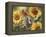 Sunflowers and Songbirds-William Vanderdasson-Framed Premier Image Canvas