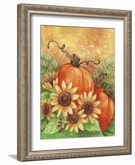 Sunflowers Autumn-Melinda Hipsher-Framed Giclee Print