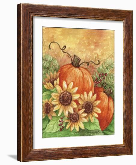 Sunflowers Autumn-Melinda Hipsher-Framed Giclee Print