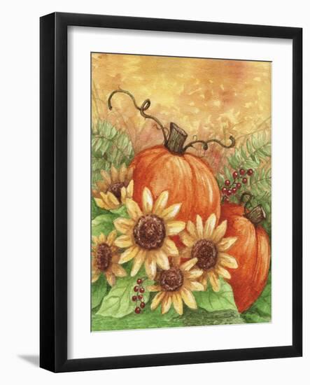 Sunflowers Autumn-Melinda Hipsher-Framed Giclee Print