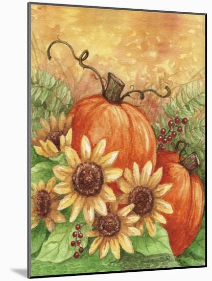 Sunflowers Autumn-Melinda Hipsher-Mounted Giclee Print