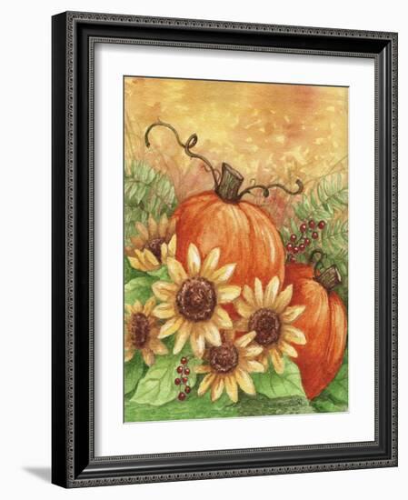 Sunflowers Autumn-Melinda Hipsher-Framed Giclee Print