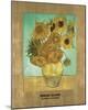 Sunflowers - Break Glass (after Vincent Van Gogh)-Eccentric Accents-Mounted Giclee Print