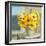 Sunflowers by the Sea Crop Light-Danhui Nai-Framed Premium Giclee Print