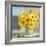 Sunflowers by the Sea Crop Light-Danhui Nai-Framed Art Print