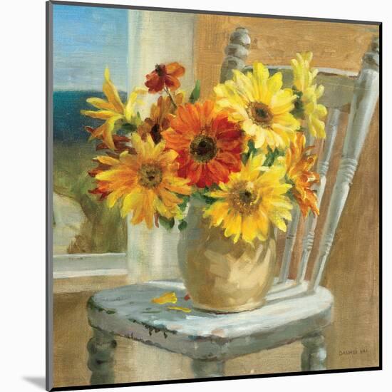 Sunflowers by the Sea Crop-Danhui Nai-Mounted Art Print