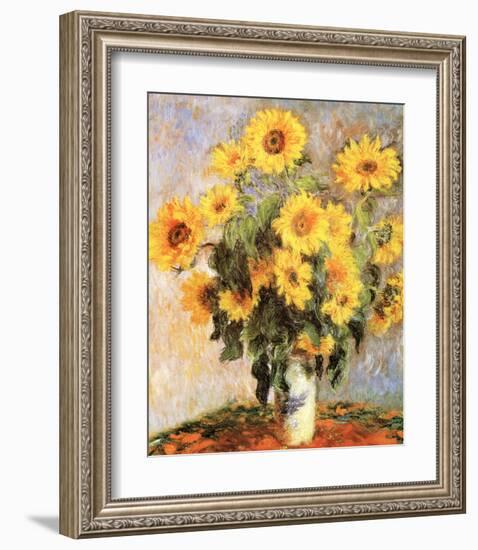 Sunflowers, c.1881-Claude Monet-Framed Art Print