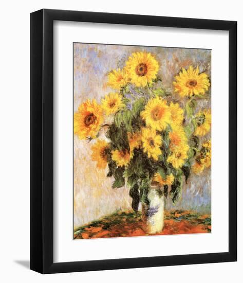 Sunflowers, c.1881-Claude Monet-Framed Art Print