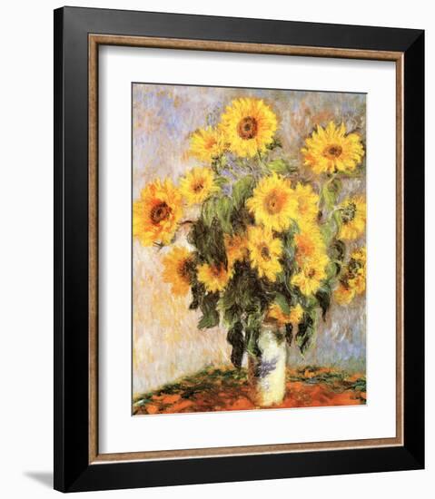 Sunflowers, c.1881-Claude Monet-Framed Art Print