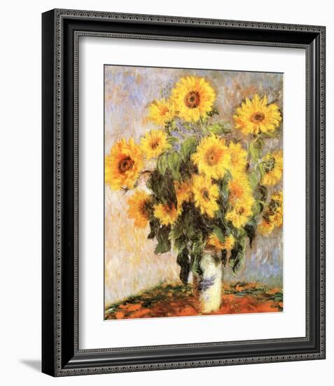 Sunflowers, c.1881-Claude Monet-Framed Art Print