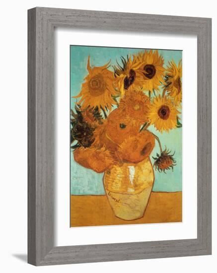 Sunflowers, c.1888-Vincent van Gogh-Framed Art Print