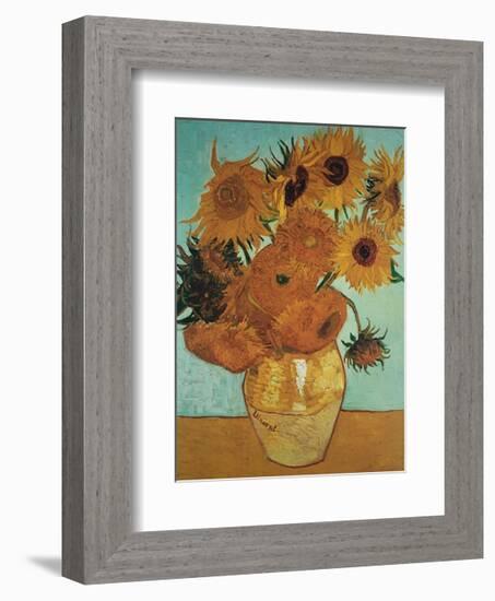 Sunflowers, c.1888-Vincent van Gogh-Framed Giclee Print