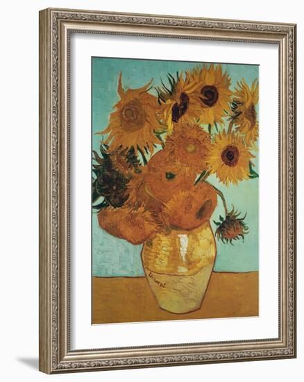 Sunflowers, c.1888-Vincent van Gogh-Framed Giclee Print