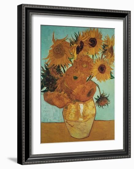 Sunflowers, c.1888-Vincent van Gogh-Framed Giclee Print