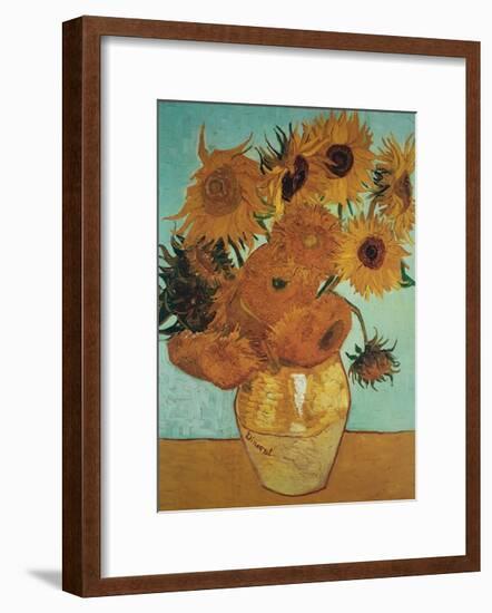 Sunflowers, c.1888-Vincent van Gogh-Framed Giclee Print