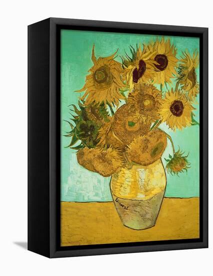 Sunflowers, c.1888-Vincent van Gogh-Framed Premier Image Canvas