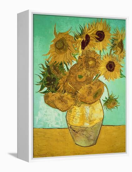 Sunflowers, c.1888-Vincent van Gogh-Framed Premier Image Canvas