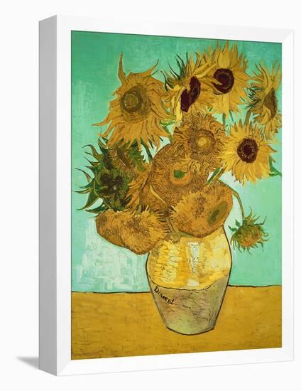 Sunflowers, c.1888-Vincent van Gogh-Framed Premier Image Canvas