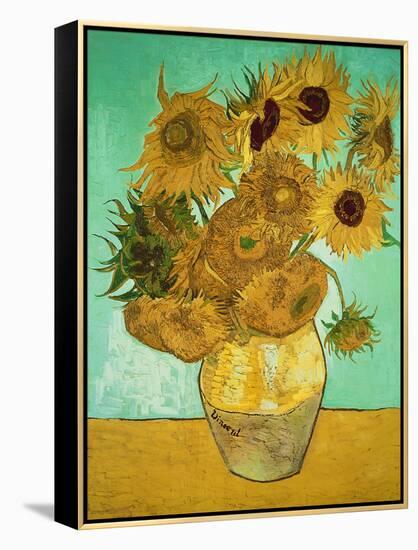 Sunflowers, c.1888-Vincent van Gogh-Framed Premier Image Canvas