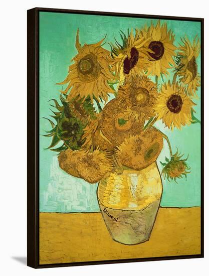 Sunflowers, c.1888-Vincent van Gogh-Framed Premier Image Canvas