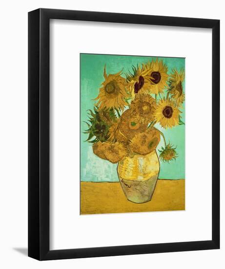 Sunflowers, c.1888-Vincent van Gogh-Framed Premium Giclee Print