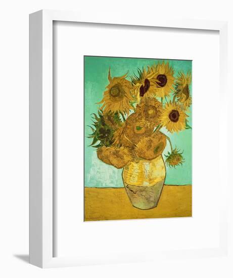 Sunflowers, c.1888-Vincent van Gogh-Framed Premium Giclee Print