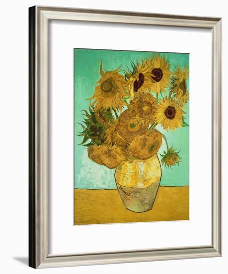 Sunflowers, c.1888-Vincent van Gogh-Framed Giclee Print