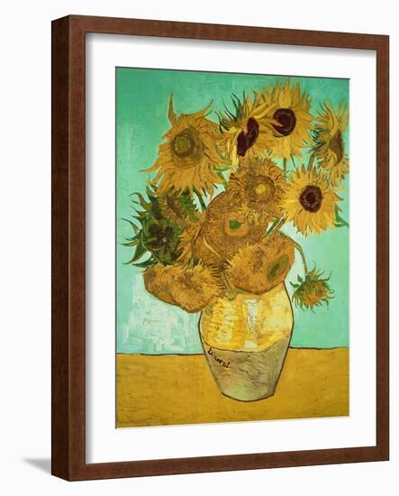 Sunflowers, c.1888-Vincent van Gogh-Framed Giclee Print