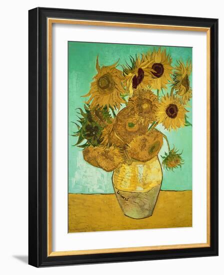 Sunflowers, c.1888-Vincent van Gogh-Framed Giclee Print