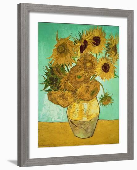 Sunflowers, c.1888-Vincent van Gogh-Framed Giclee Print