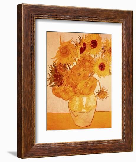 Sunflowers, c.1888-Vincent van Gogh-Framed Giclee Print