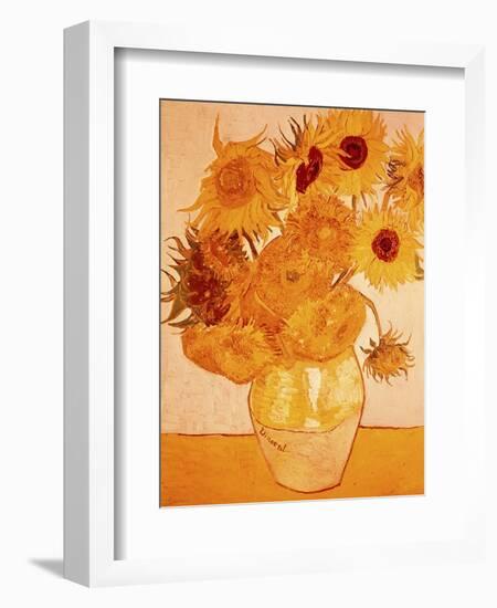 Sunflowers, c.1888-Vincent van Gogh-Framed Giclee Print