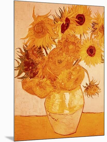 Sunflowers, c.1888-Vincent van Gogh-Mounted Giclee Print