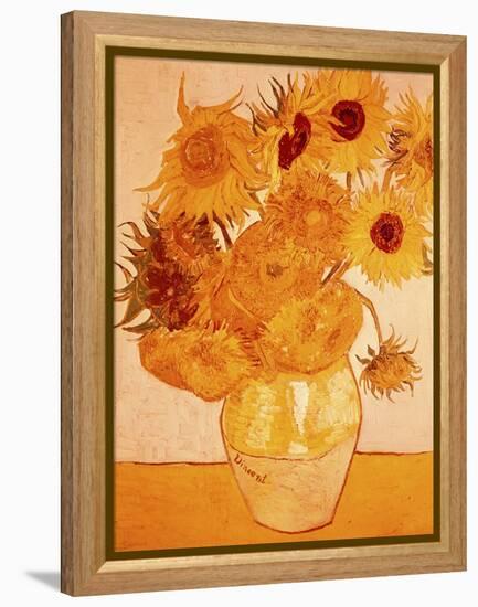 Sunflowers, c.1888-Vincent van Gogh-Framed Premier Image Canvas