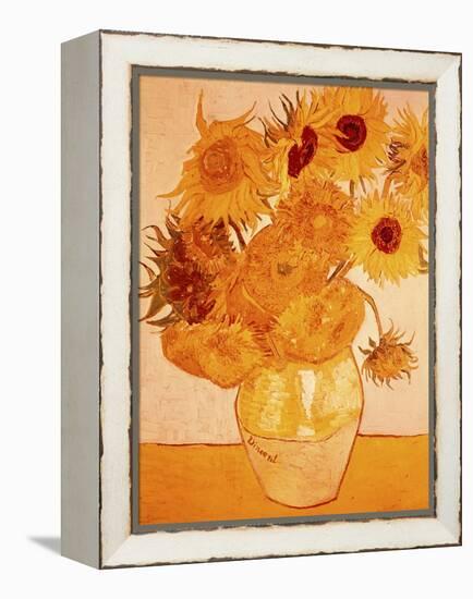 Sunflowers, c.1888-Vincent van Gogh-Framed Premier Image Canvas