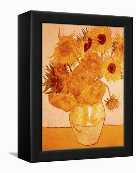 Sunflowers, c.1888-Vincent van Gogh-Framed Premier Image Canvas