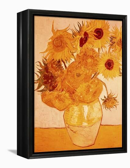 Sunflowers, c.1888-Vincent van Gogh-Framed Premier Image Canvas