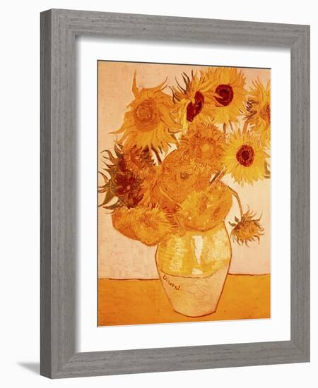 Sunflowers, c.1888-Vincent van Gogh-Framed Giclee Print