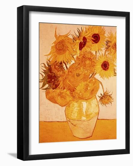 Sunflowers, c.1888-Vincent van Gogh-Framed Giclee Print